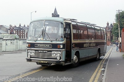 Wrights, Wrexham OMA569P Wrexham 1981 Bus Foto