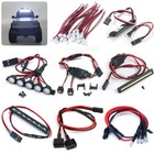 Front Rear Roof Lights LED Light Parts for RC Axial 1/24 SCX24 Crawler Car