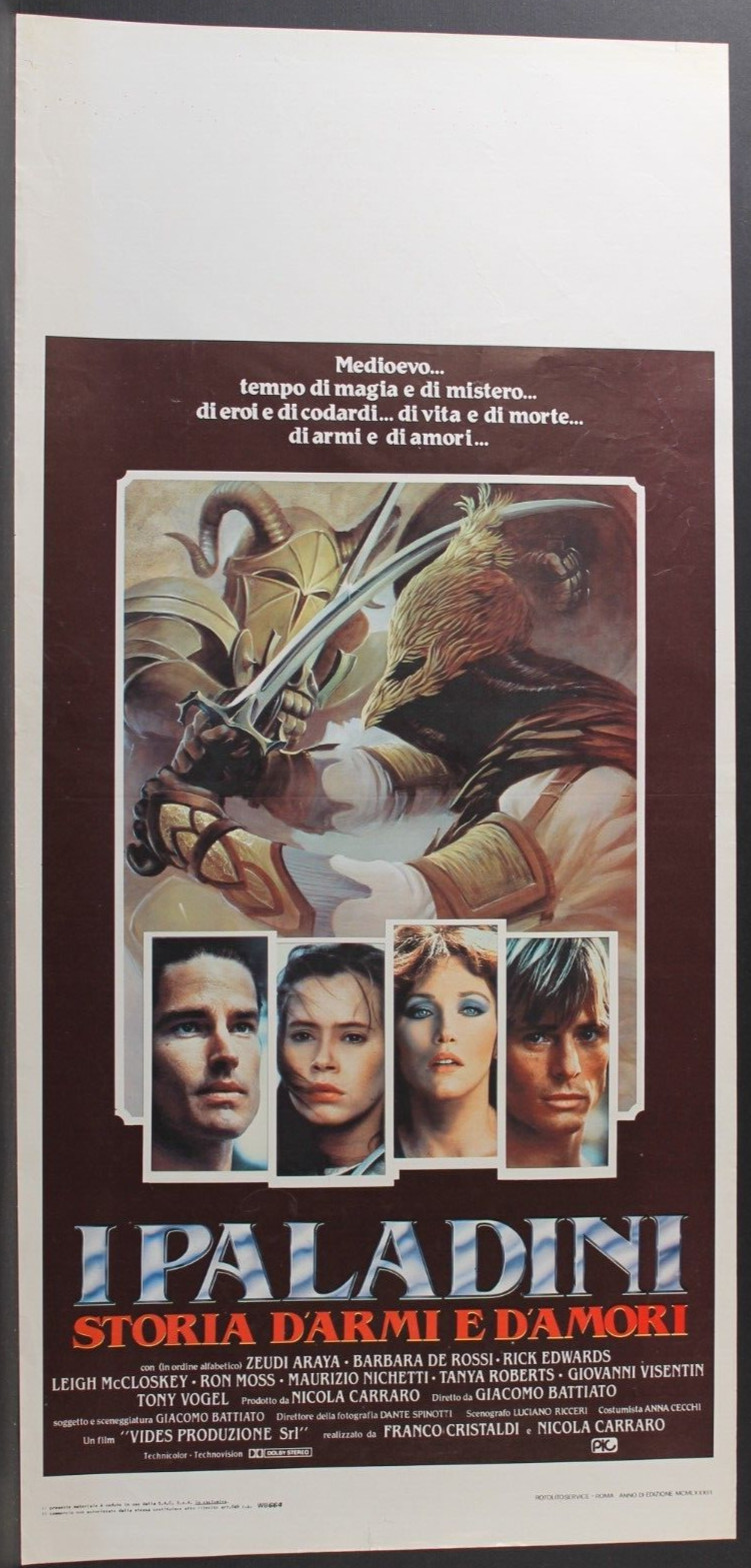 Locandina di I paladini - Storia d'armi e d'amori (1983)