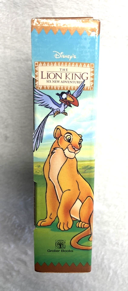 Disney's El Rey León - 6 Nuevas Aventuras (Grolier Books 1994 Juego de 6 Caja Tapa Dura) Foto 4 de 4