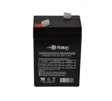 6V 4.5Ah replacement battery for Light Alarms RSQG Emergency Light          1pk
