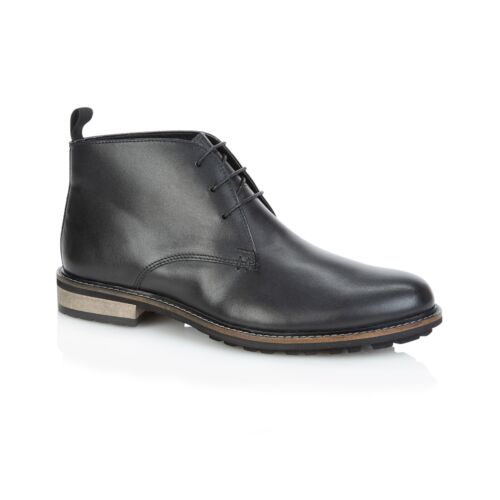 Mens Chukka Boots Genuine Leather Formal Smart Silver Street London Ludgate - Picture 15 of 25