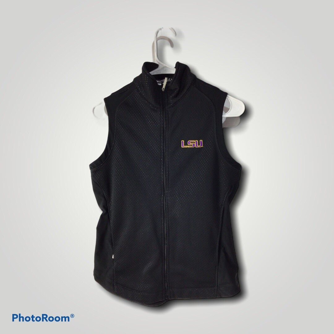 SACAI X NIKE Giacca Nike Golf LSU donna taglia small nera senza maniche zip vestibilità termica