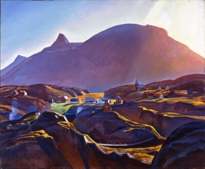 Rockwell Kent Holsteinberg Greenland 1933 Vintage Arctic Landscape