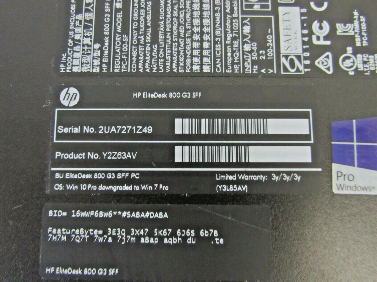 HP EliteDesk 800 G3 SFF i5-6500 8GB RAM 500GB HDD Fresh HP EliteDesk 800 G3 SFF i5-6500 8GB RAM 500GB HDD Fresh
