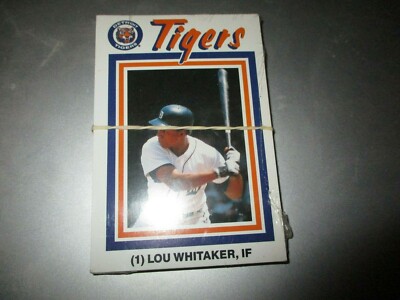 Sealed 1988 Tiger Stadium Giveaway DETROIT TIGERS Team Card Set Pepsi & Kroger