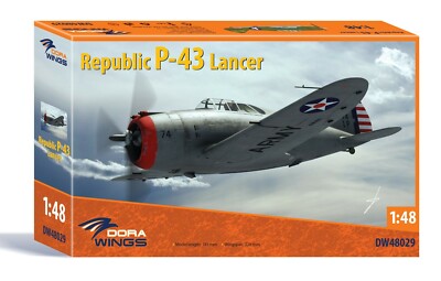 Dora Wings 48029 - 1/48 scale - Republic P-43 Lancer. Plastic model kit