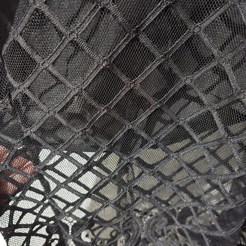 Alice Mccall Size 6 Bless This Black Lace Lined Pencil Midi Dress - Picture 6 of 10