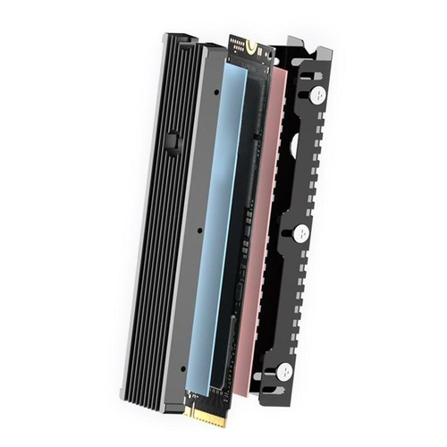 PCI-E NVME Heatsink M.2 22110 NGFF Desktop Dedicated Solid State Drive Radiator - Afbeelding 8 van 11