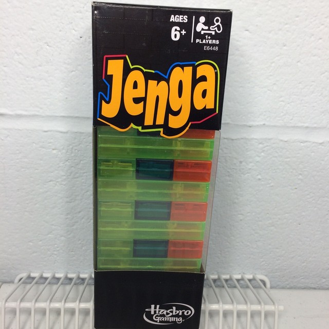Hasbro E6448 Jenga Neon Pop Building Blocks Tumbling Tower Game for sale online | eBay