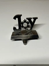 1 Metal 3-D, JOY Stocking Holder/Hanger Heavyweight