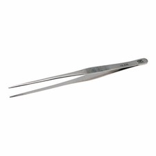 Aven 18426 Straight Utility Tweezer, Stainless Steel, 7"