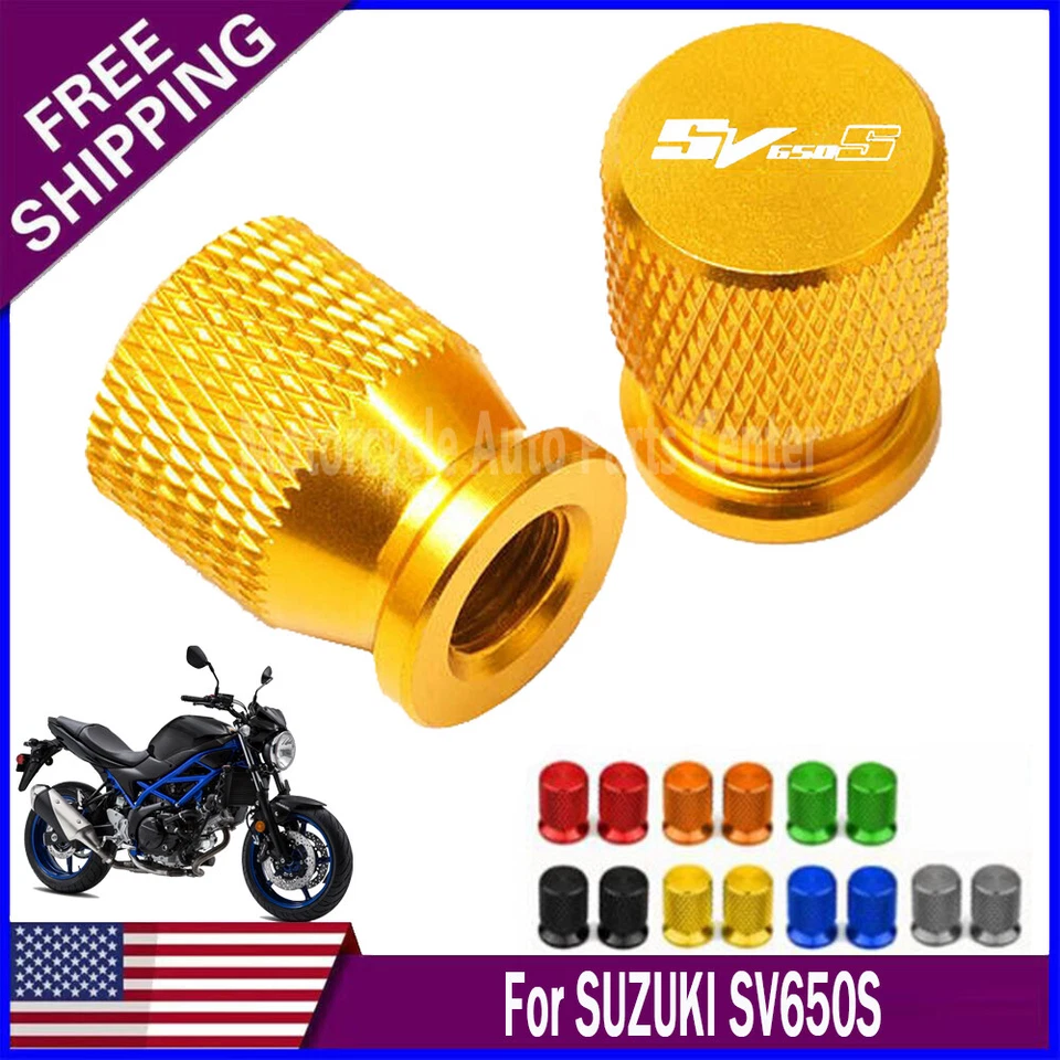 New Hot Sale High Quality CNC Tire Valve Stem Seal Cover For Suzuki SV650S Foto 4 de 4