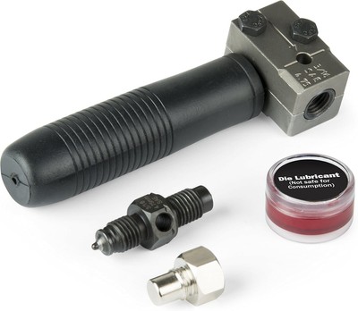 Versatile 3/16-Inch Brake Flaring Tool with Removable Handle for Tight Spaces