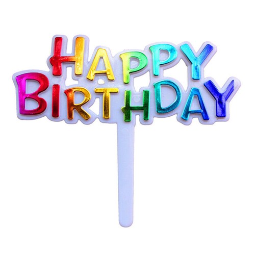 12 x Topper Torte Deko Muffin Cupcake Cake Stecker Geburtstag Kuchen Happy Birth - Bild 2 von 3
