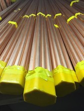 Cheap 15mm x 3m Copper Pipe - Bundle of 10 Pipes British Standard - BRAND NEW