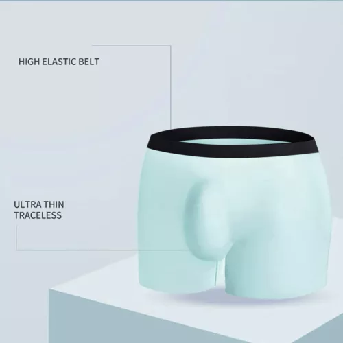 3 PIEZAS Hombres 3D-Bolsa Boxer Calzoncillos Anti-Rozaduras Ropa Interior Seda Hielo Transpirable - Imagen 10 de 38