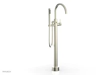 Phylrich AST230-45-015 Floor Mount Tub Filler With Hand Shower SATIN NICKEL New!