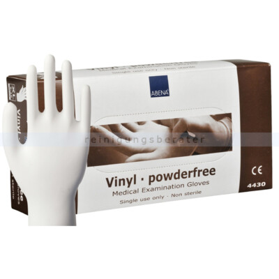 Einmalhandschuhe aus Vinyl Abena transparent XL Einweghandschuhe Schutzhandschuh