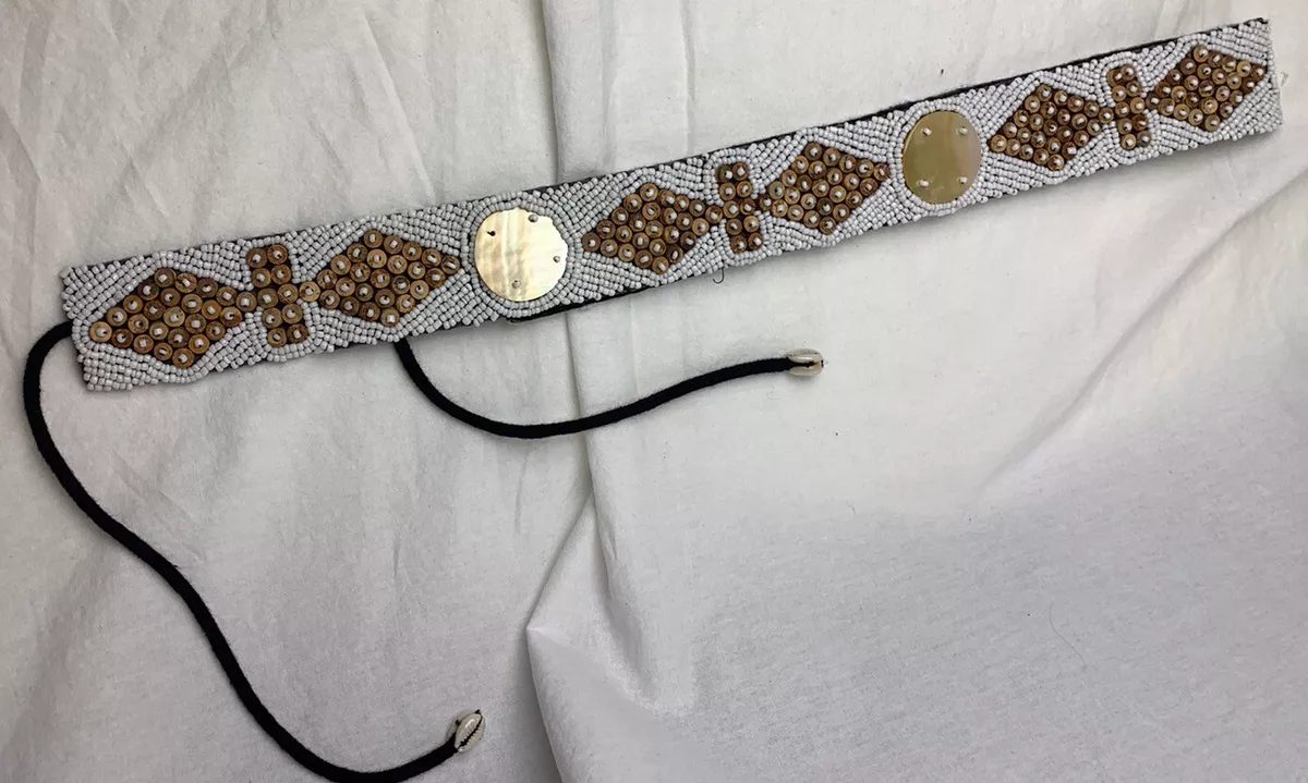 Anthropologie beaded cheap belt
