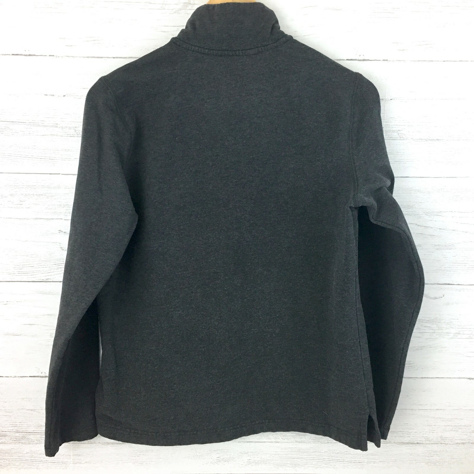 Eddie Bauer Women's Dark Grey 1/2 Zip Athletic Top Fr… Gem