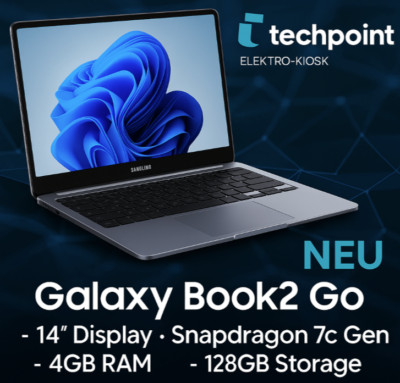   Samsung | Galaxy Book2 Go | 14'' Snapdragon 7c Gen 3 4GB 128GB Notebook    NEU
