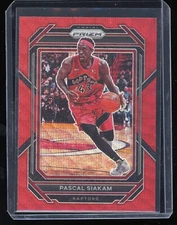 2022-23 Prizm Pascal Siakim Red Wave Prizm Toronto Raptors