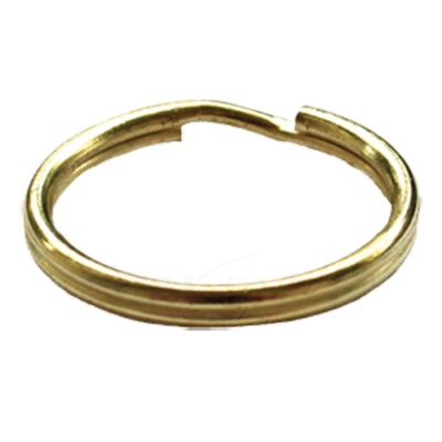 100 Stück Schlüsselringe 12mm Farbe: Gold Schlüsselring Split Key Ring Schlüssel