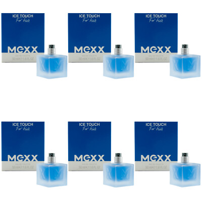 Mexx Ice Touch For Him 6 x 50ml Eau de Toilette Spray for man
