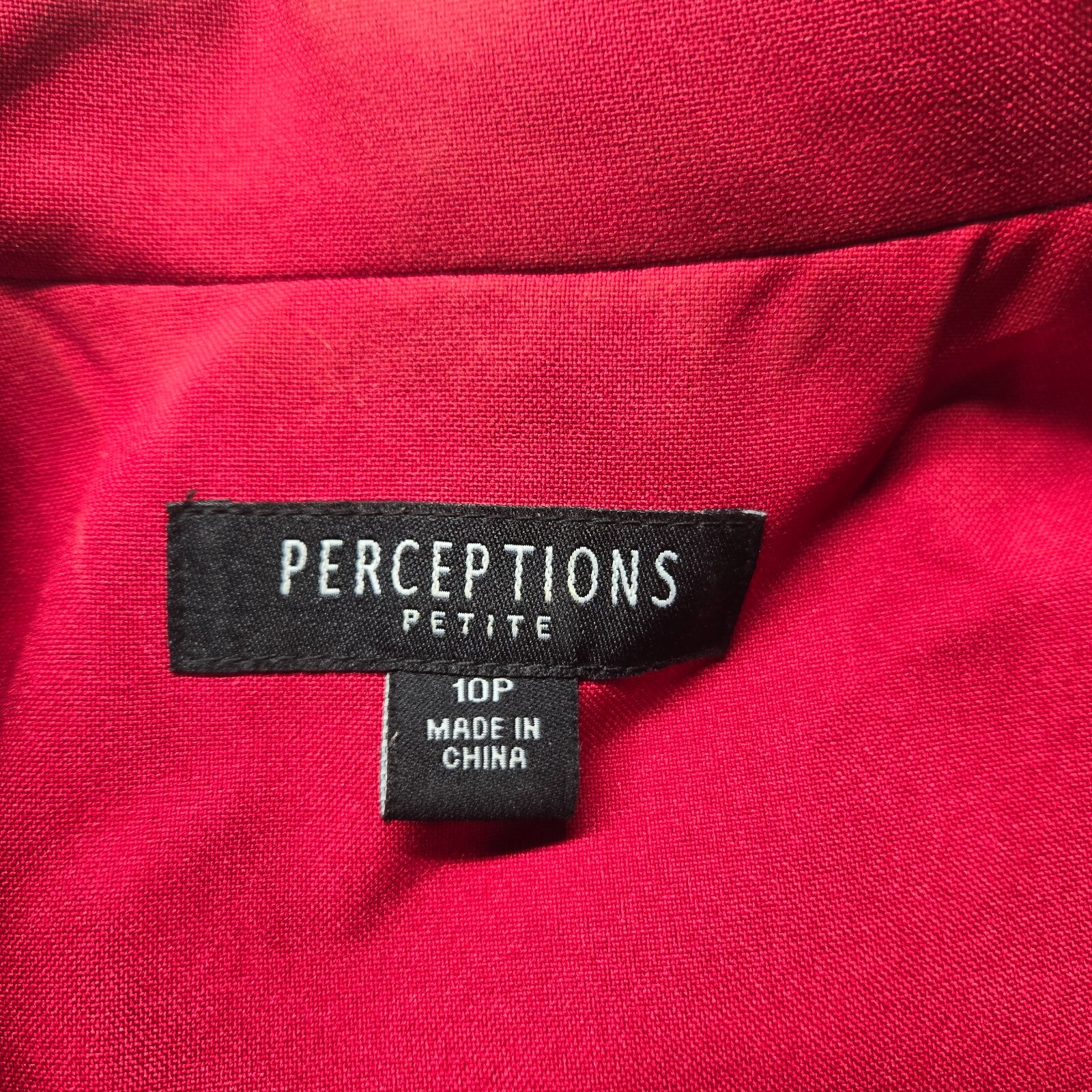 Perceptions Solid Red Coat Jacket Dress Casual Bu… - image 4