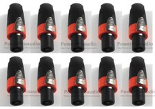 10pcs/lot 4-core speaker plug Speakon connector for NL4FC Orange Color