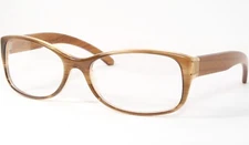 EDEL EYES GABERL PALISANDER Light Brown UNIQUE RARE EYEGLASSES WOOD 54-15-135mm
