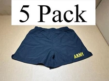 5x Pack US Army PT Physical Fitness Uniform Athletic Shorts Liner Trunks Medium