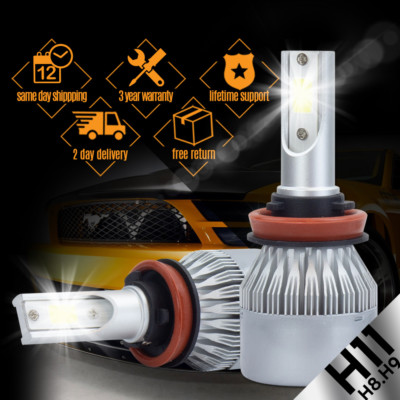 XENTEC LED HID Headlight Conversion kit H11 6000K for Kia Forte 2010-2016
