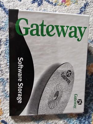 1999 Gateway Software CD-ROM Disc Storage 2 Ring Binder System **NO DISCS**