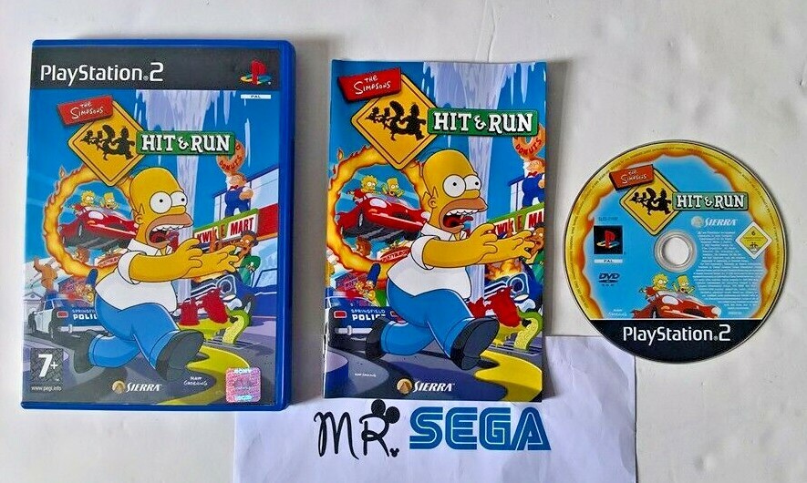 THE SIMPSONS HIT AND RUN for PLAYSTATION 2 'VERY RARE & HARD THE SIMPSONS HIT AND RUN for PLAYSTATION 2 'VERY RARE & HARD