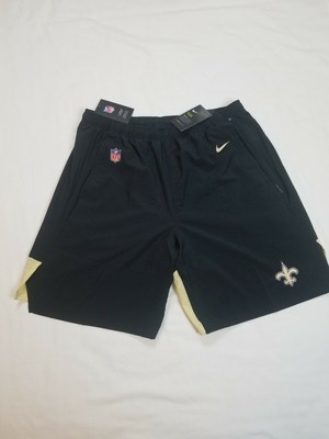 New Orleans Saints Dri Fit Shorts Black 