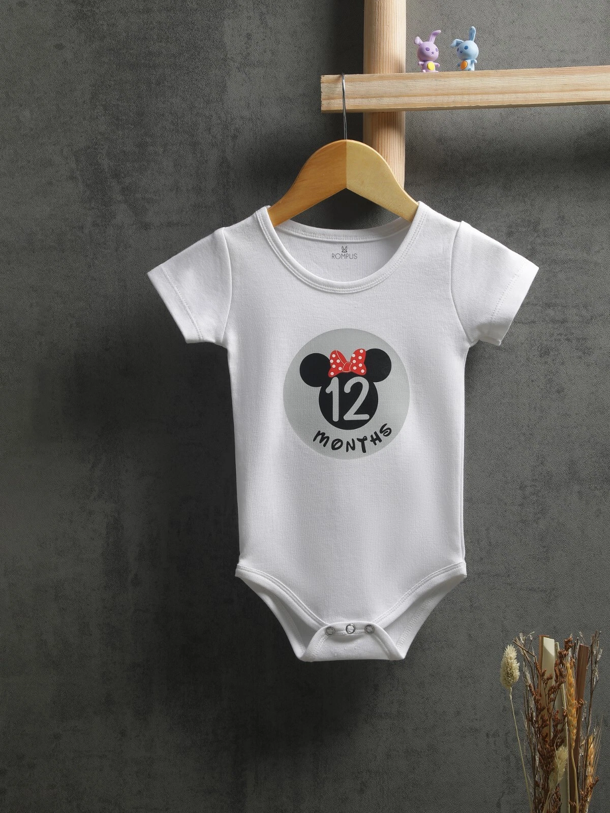 Combo of 3 pieces for 12 months Baby Girl Organic Cotton Soft Romper 1Onesie1s