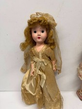 Vintage 13 1/2 Ideal? Effanbee? Bride Doll 14 On Back  Head Made in USA on Back