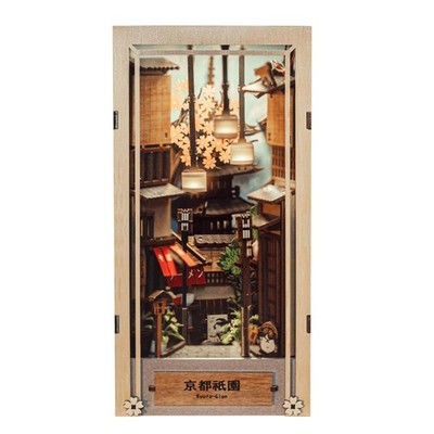 Anavrin Book Nook Kit Kyoto Gion – DIY 3D Wooden Booknook for ANAVRIN DIY BOOK NOOK KYOTO GION ABN01