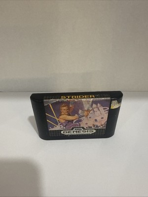 Strider Sega Genesis 16-Bit Action Adventure Video Game Cartridge Only Tested VG