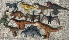 Jurassic World Park Dinosaur Lot of 12 Figures 10  -13  Long T-Rex Stego  More