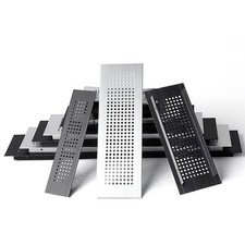 Lüftungsgitter Aluminium Stegblech Lamellengitter Heizungsgitter Diverse Längen