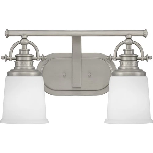 Quoizel GRT8602 Grant 2 Light 16"W Bathroom Vanity Light - Chrome - Picture 7 of 7