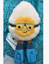 Jellycat Amuseables Boiled Egg Scuba Plush - Brand New With Tags & Dust Bag