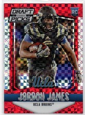 2015 Prizm Draft Picks 204 Jordon James UCLA    Red Power