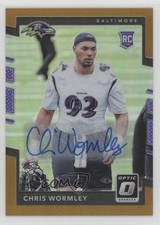 2017 Donruss Optic Rookies Bronze Auto Chris Wormley #143 Auto tx8