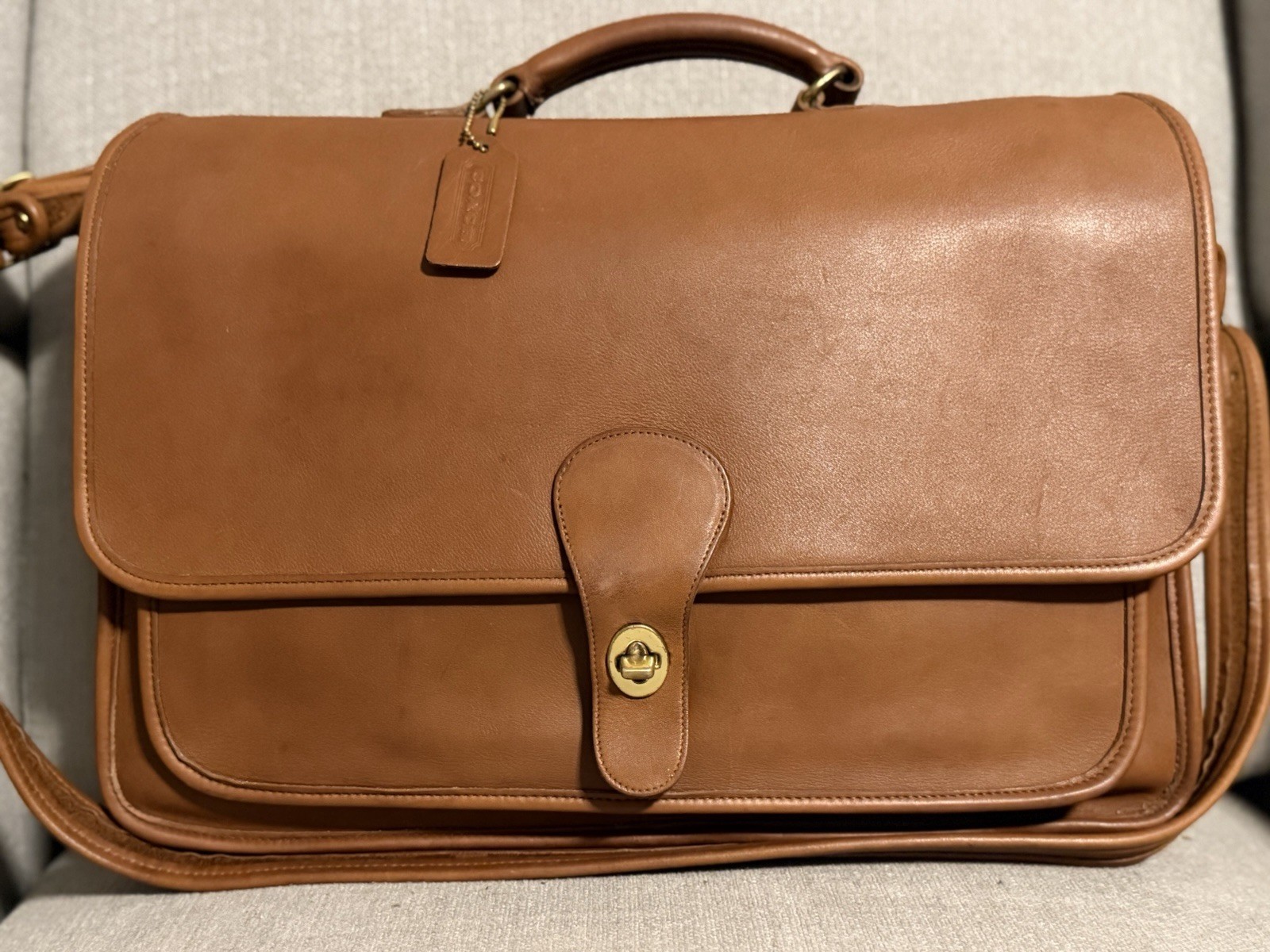Vintage Coach Metropolitan 5180 British Tan - Gem