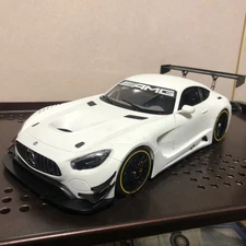 330 Autoart 1/18 Mercedes Benz Amg Gt3 Matte White Mini Car Model