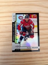 2017-18 O-Pee-Chee Rainbow Black #630 Nathan Walker 026/100 Washington Capitals